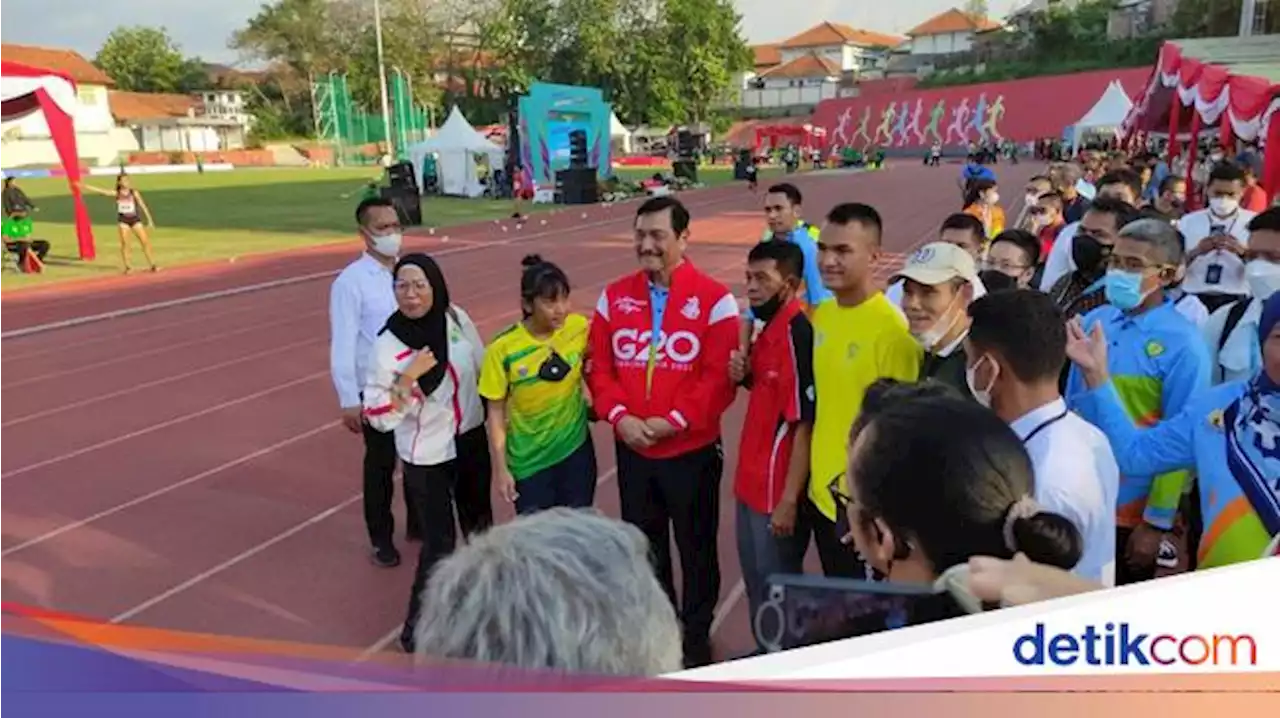 Buka Kejurnas Atletik, Luhut Janjikan Hadiah Bagi Pemecah Rekor