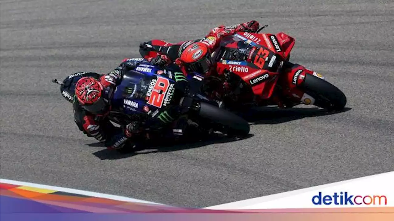 Klasemen MotoGP 2022: Bagnaia Dekati Quartararo dan Aleix Espargaro