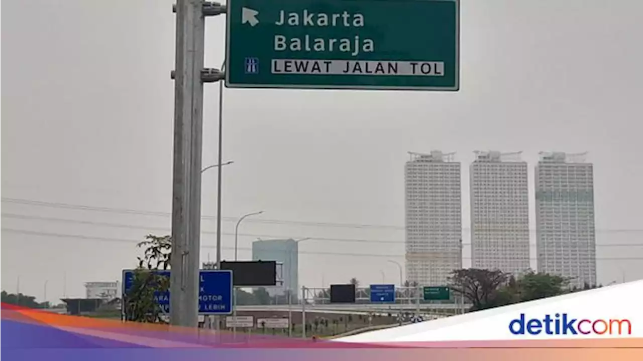 Dibuka 10 Agustus, Tol Serpong-Balaraja Seksi 1A Gratis Hampir 2 Pekan