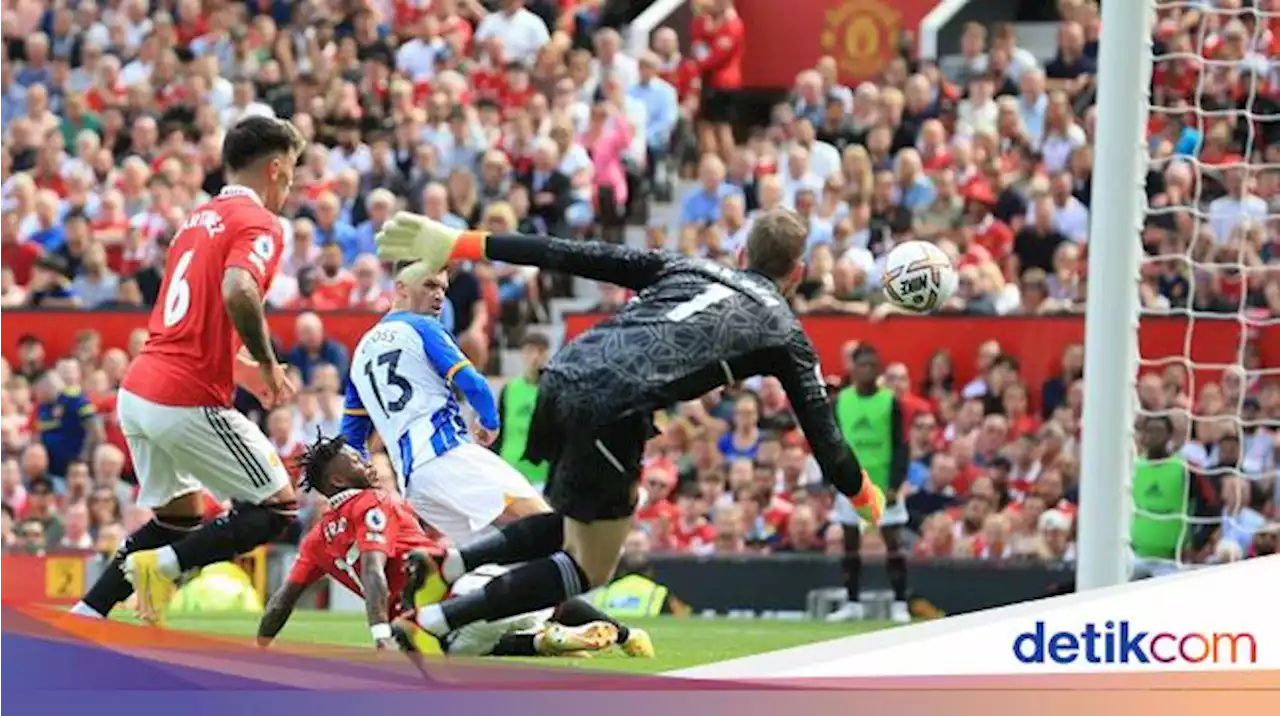 Man Utd Tertinggal 0-2 dari Brighton di Babak Pertama