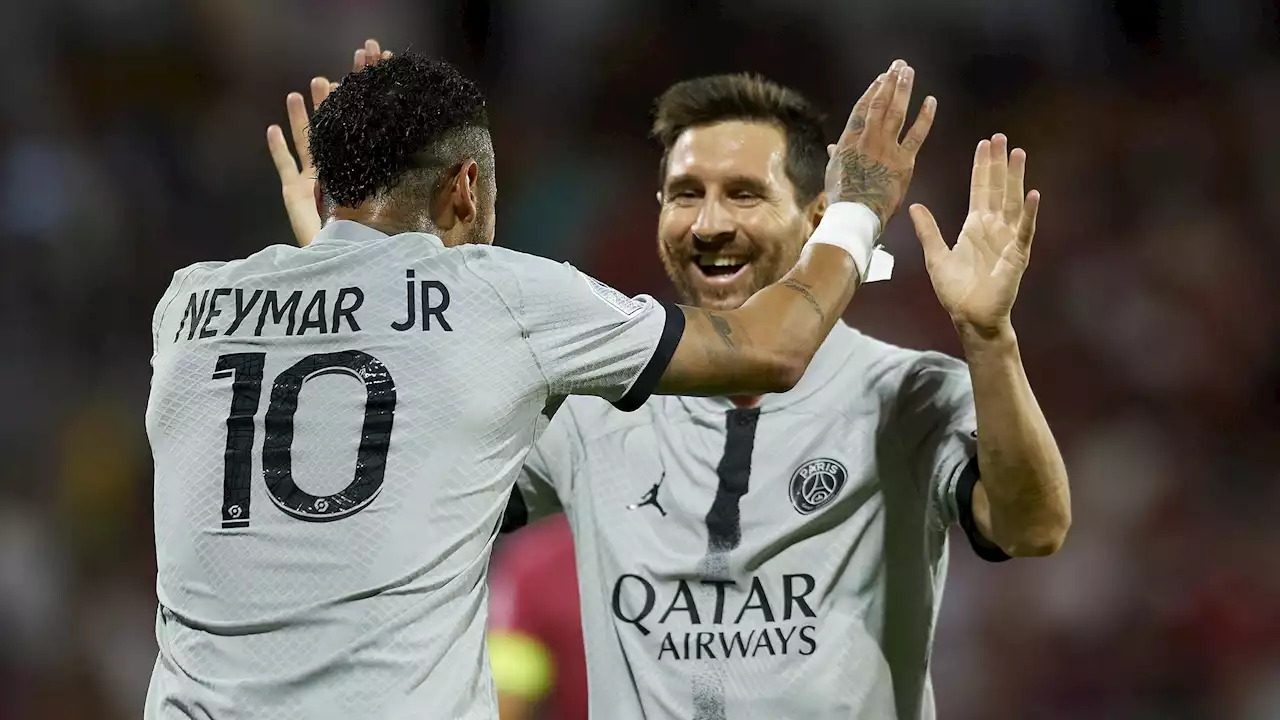 Lionel Messi und Neymar zaubern gegen Clermont Foot: Paris Saint-Germain startet mit Gala-Auftritt