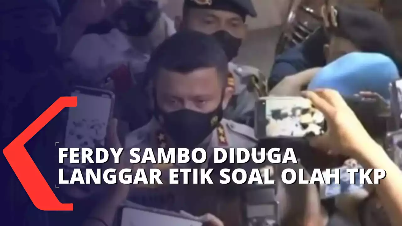 Ferdy Sambo Diduga Langgar Etik, Eks Kabareskrim: Langgar Etik Bisa Jadi Kasus Pidana