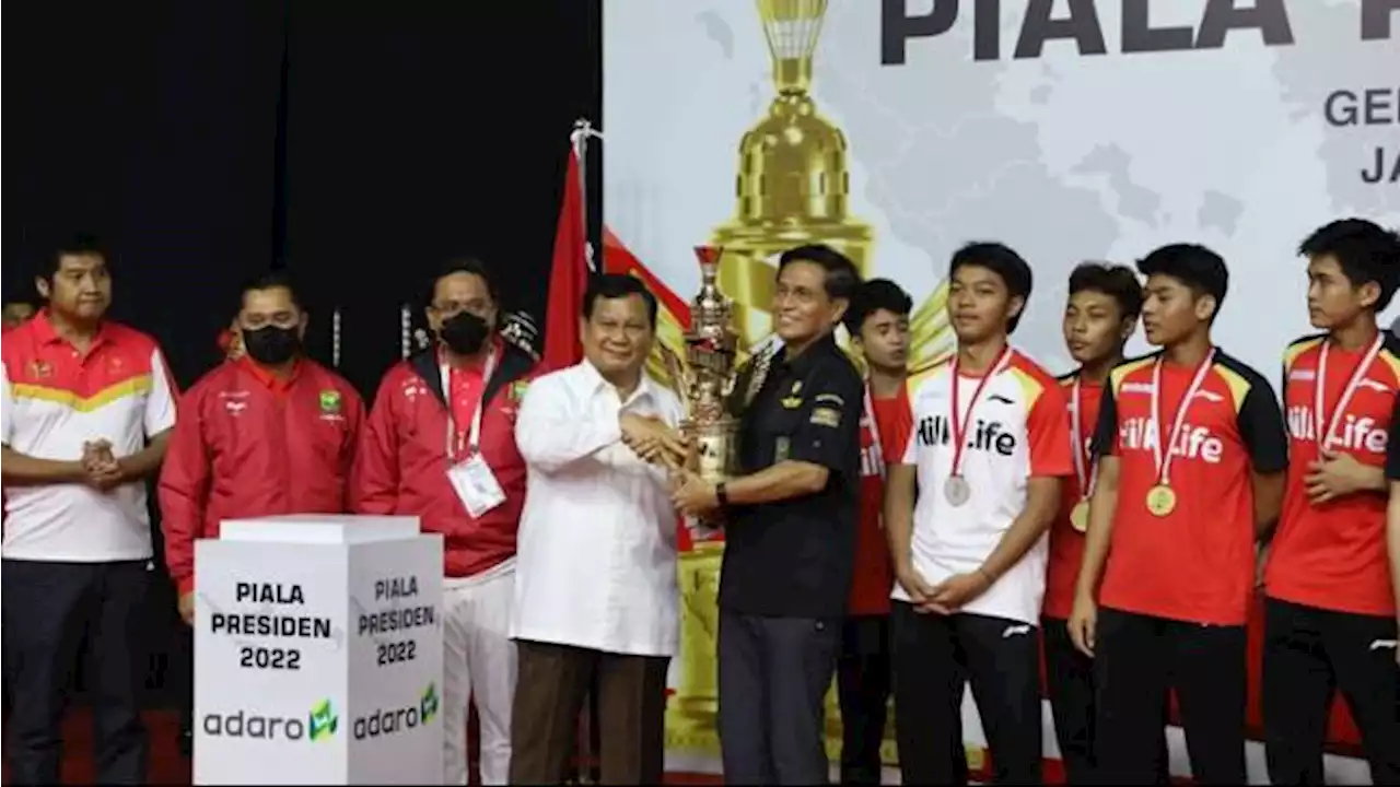 Kejuaraan Bulu Tangkis Piala Presiden 2022: Jawa Tengah Sabet Medali Terbanyak