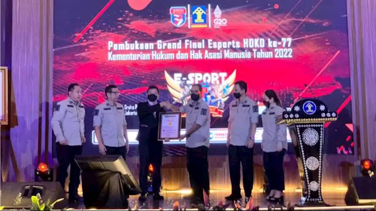 Kemenkumham Catat 2 Rekor MURI pada Lomba Esports