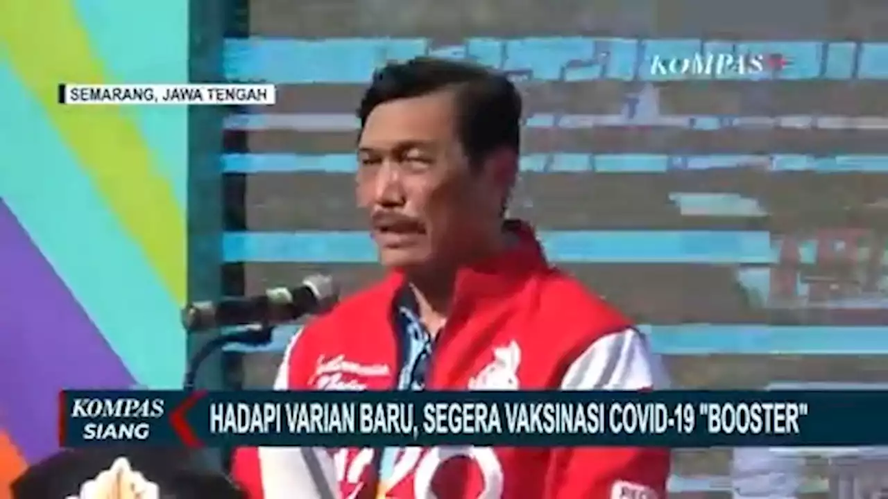 Pesan Luhut Binsar Pandjaitan untuk Segera Vaksin agar Siap Hadapi Varian Baru Covid-19