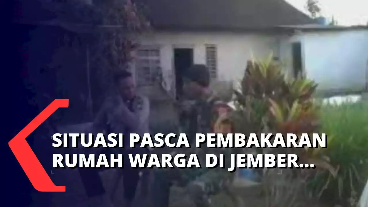 TNI-Polri Berjaga Pasca Teror Pembakaran Rumah Warga di Jember, Aktivitas Warga Berangsur Normal