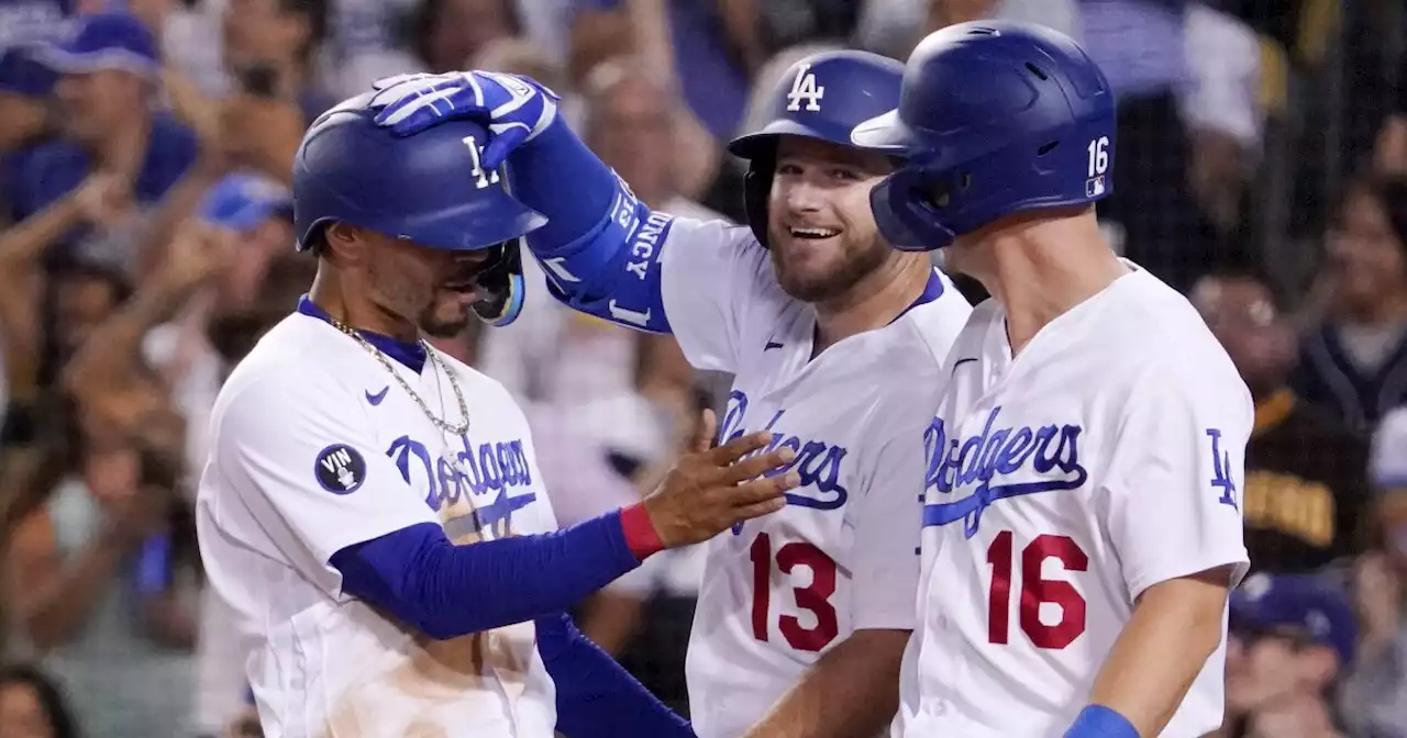 Dodgers preview their anticipated October prowess in comeback vs. Padres