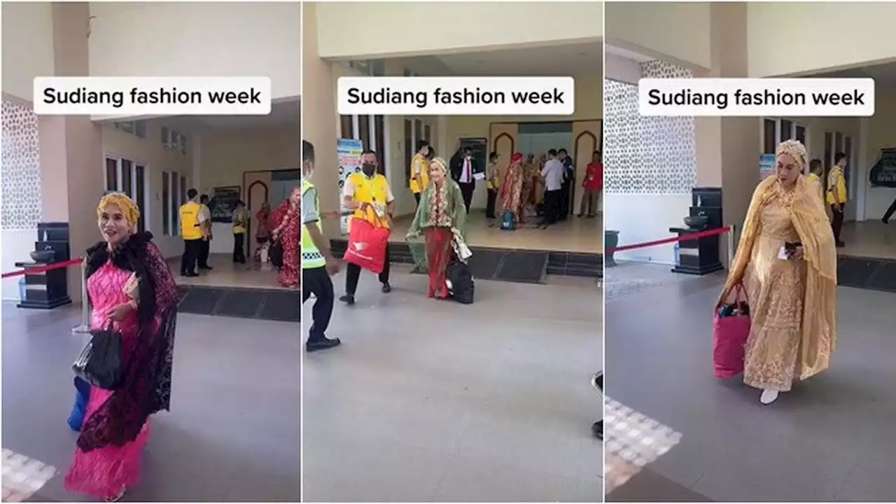 Jemaah Haji Tampil Glamor Bak Peragaan Busana, Ini 7 Potretnya yang Viral