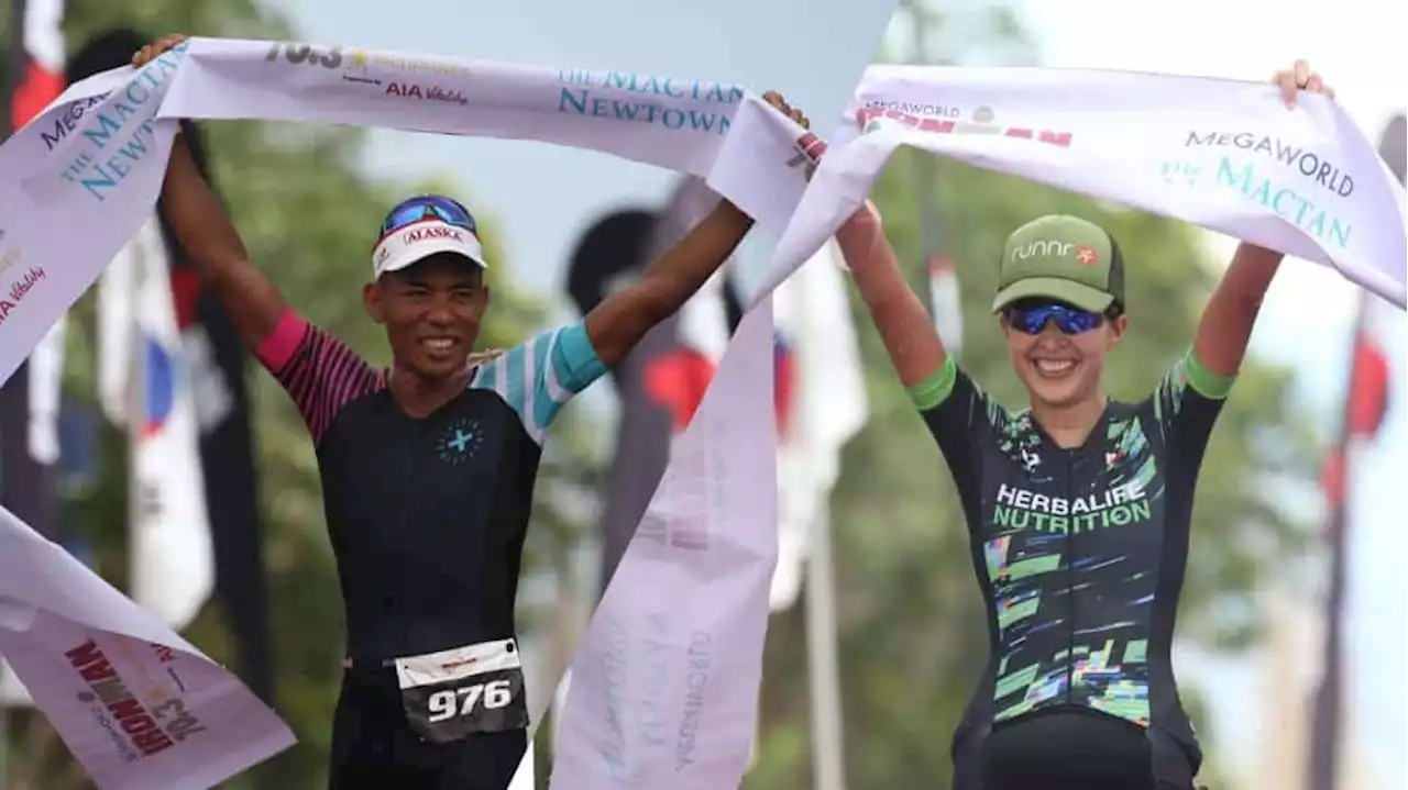 Benedicto, Santiago rule IRONMAN 70.3 Cebu Philippines