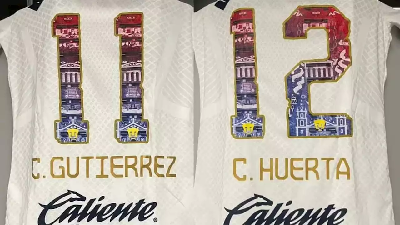 Pumas porta números alusivos a mural de la UNAM ante Barcelona