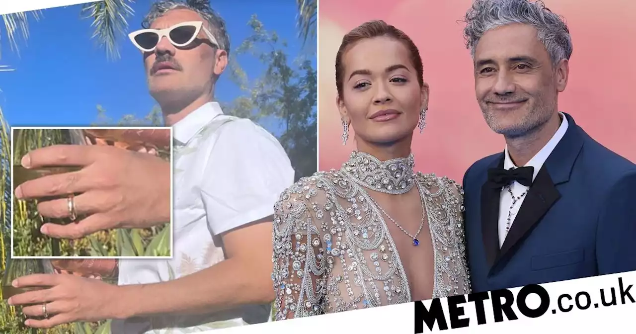 Taika Waititi wears ring on wedding finger sparking rumours of Rita Ora marriage