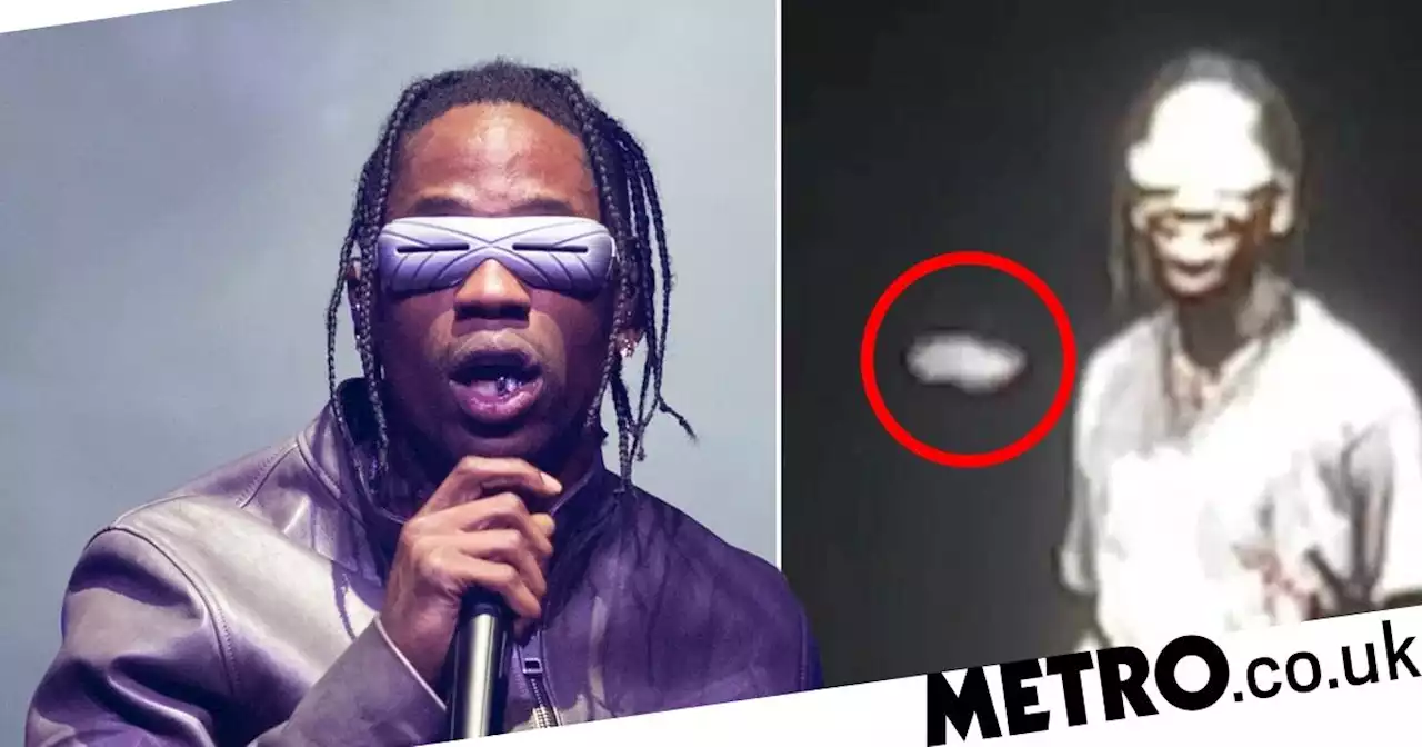 Travis Scott's London gig sees crowd member throw 'heavy object' at rapper