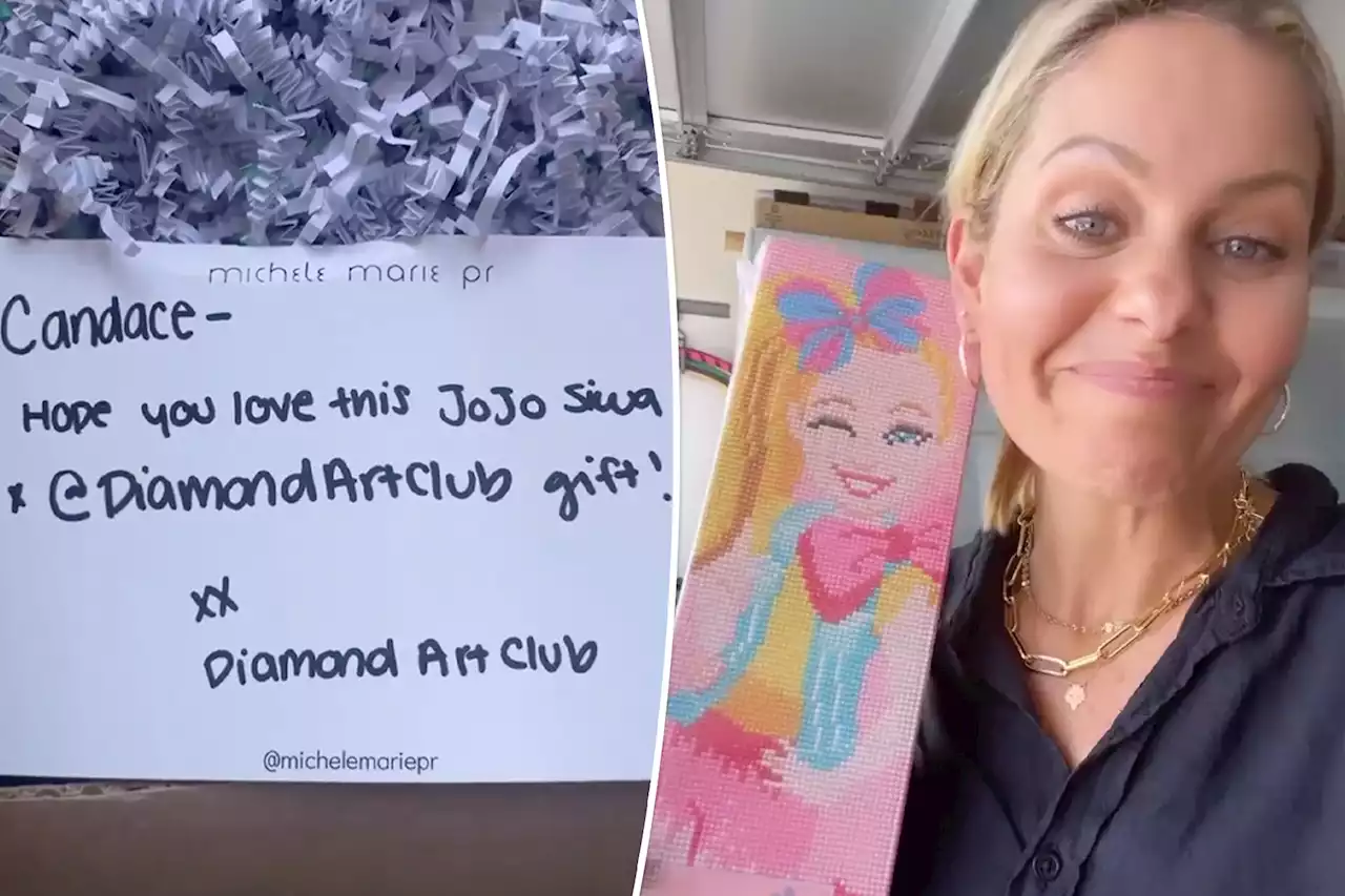 Candace Cameron Bure gifted JoJo Siwa-themed art kit following feud