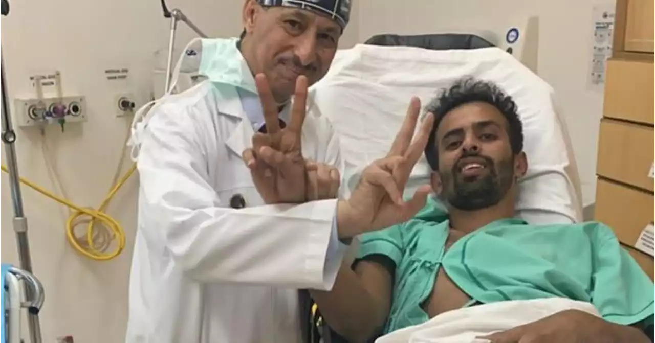 وصول 'الحازمي' مصاب تايلاند إلى الرياض بعد نقله بالإخلاء الطبي الجوي