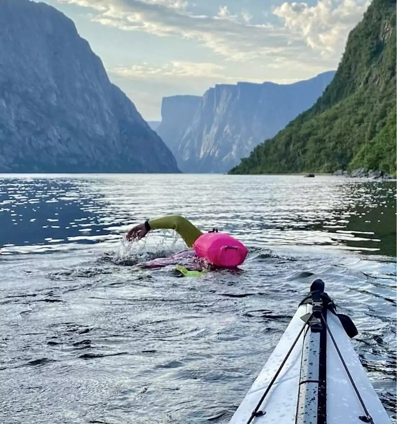 Justin Fornal will swim from Canada to Greenland