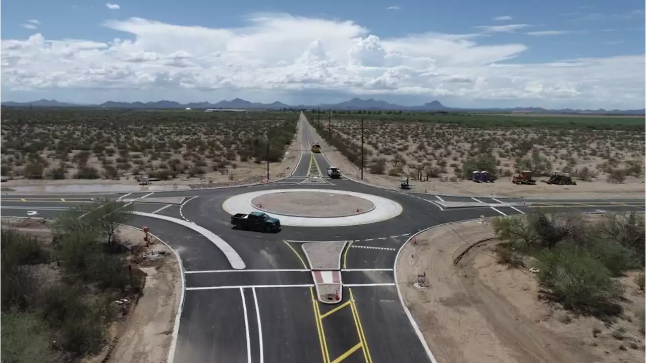 Marana opens new traffic roundabout