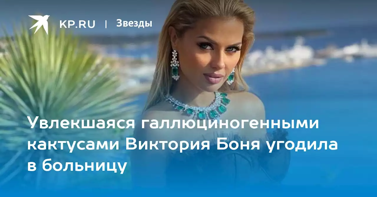 Увлекшаяся галлюциногенными кактусами Виктория Боня угодила в больницу