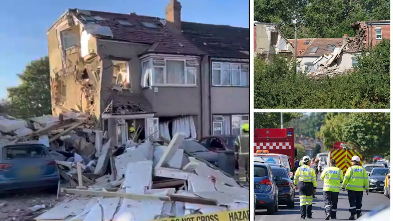 One person still missing and four rescued after house collapses in south London explosion