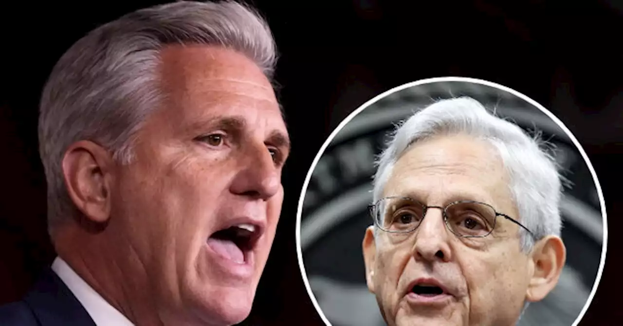 Kevin McCarthy Announces Merrick Garland Under Investigation: ‘Preserve Your Documents and Clear Your Calendar