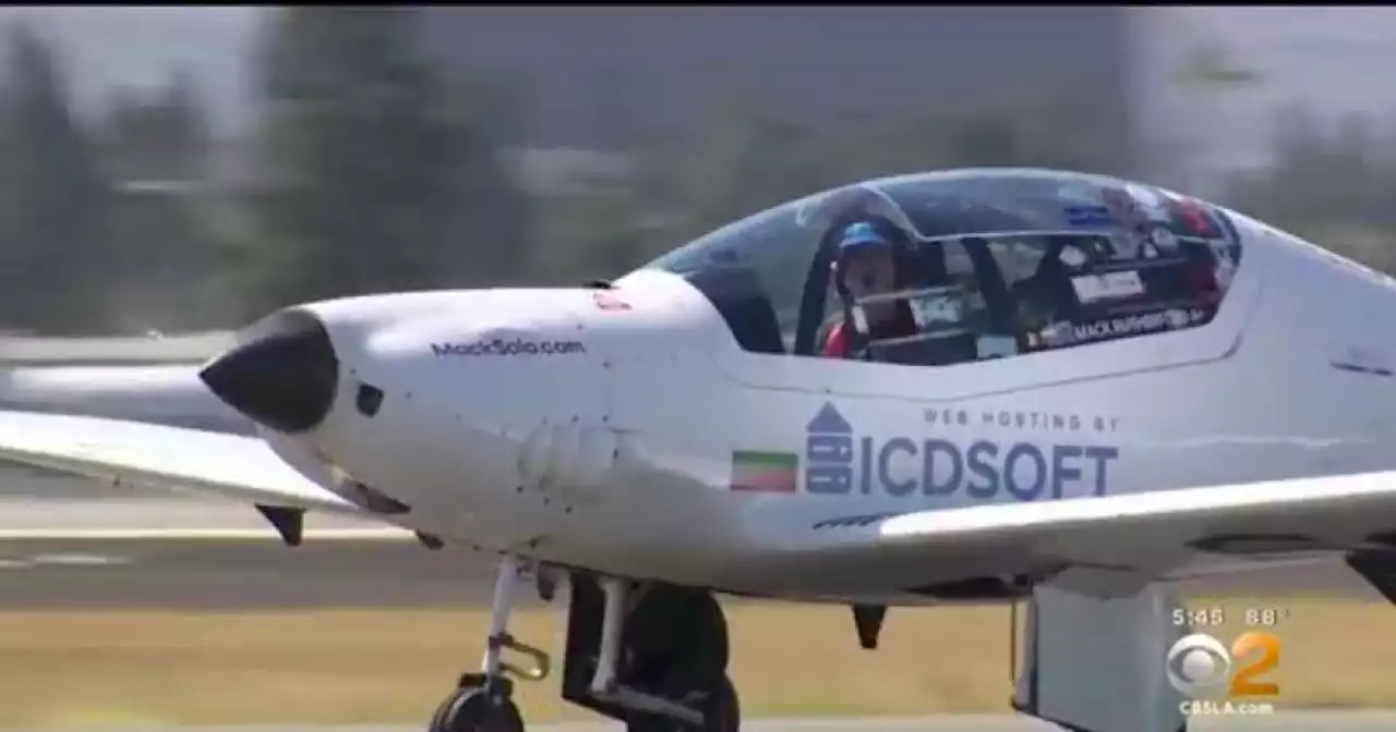 17-year-old teen pilot making history flying around the world on his own