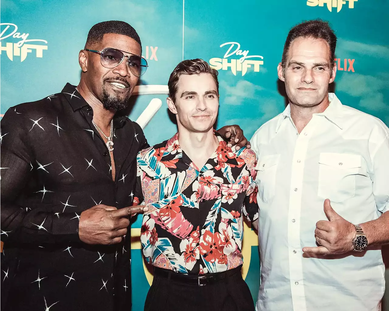 Jamie Foxx, Dave Franco and Texas Filmmaker J.J. Perry Premiere Day Shift in Dallas