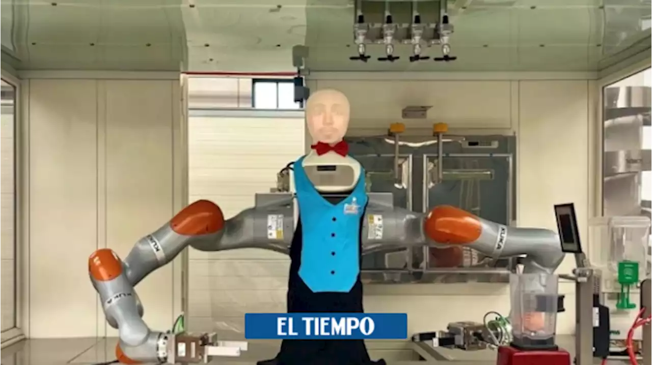 En Italia crean el primer barman robot que puede interactuar con personas