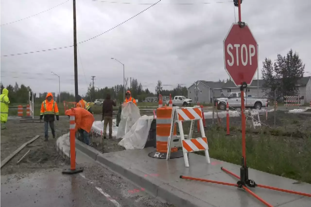 Construction Report: Sidewalks added to 5th and 8th Avenue in North Pole