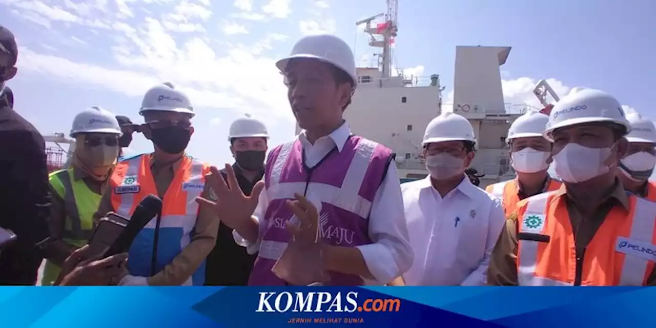 Resmikan Terminal Kijing Pelabuhan Pontianak, Jokowi: Ini Terbesar di Kalimantan