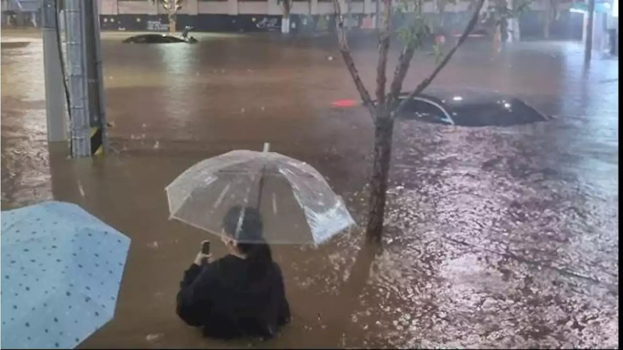 Seoul Korea Selatan Dilanda Banjir Tewaskan 7 Orang, Pemerintah Beri Peringatan