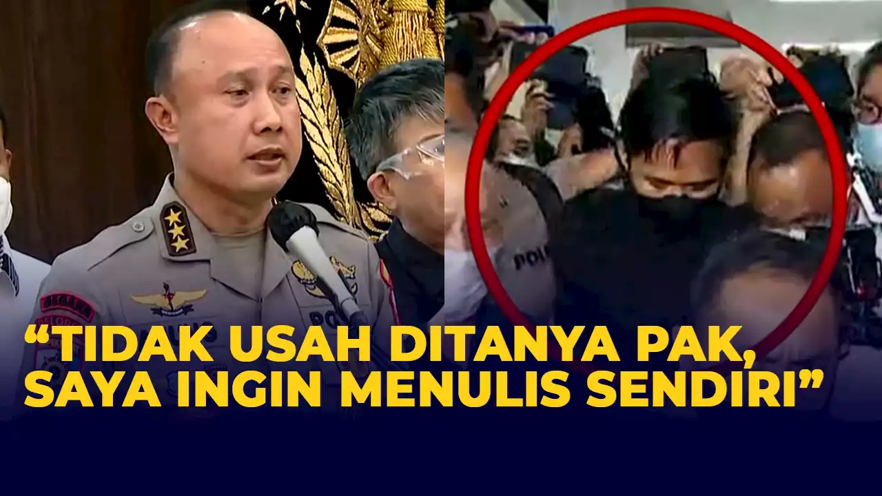 Terkuak! Bharada E Menulis Sendiri Kronologi dengan Cap Jempol dan Materai