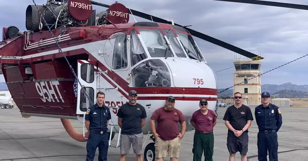 Cal Fire San Diego adds Sky Crane to aerial fleet for 2022 fire season