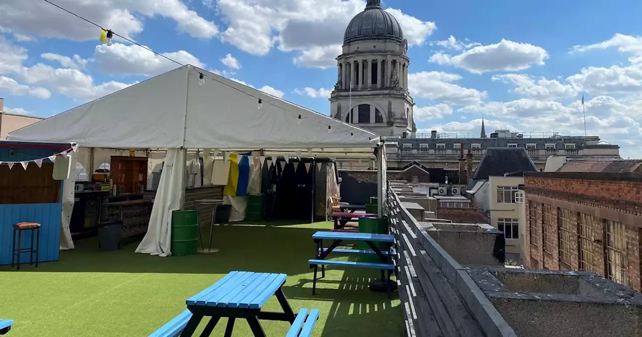 Hidden Nottingham club has rooftop bar with beautiful city views