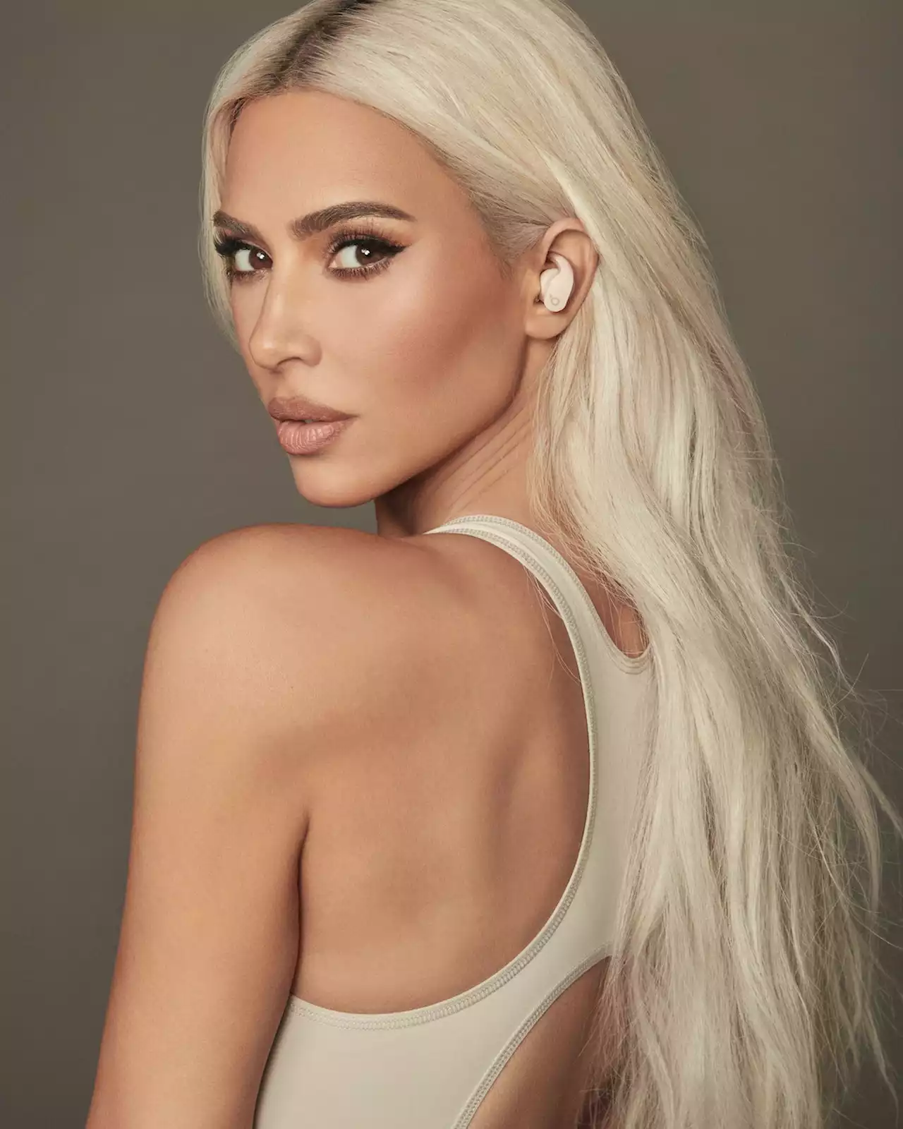 Kim Kardashian Collaborates With Beats On SKIMS-Inspired Headphones