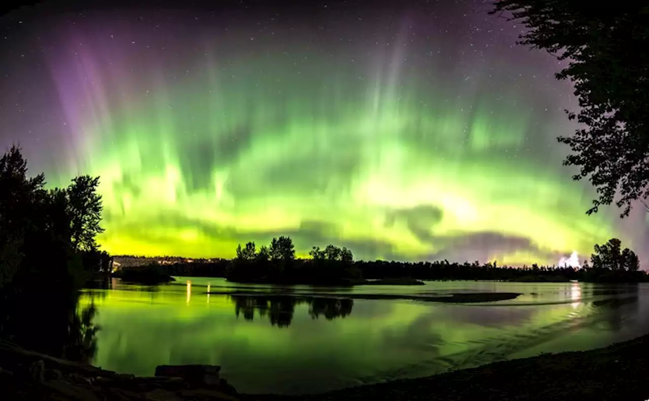 Northern Lights make spectacular appearance over Prince George