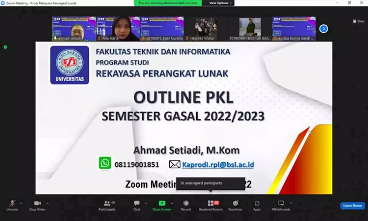 Prodi RPL Universitas BSI Gelar Sosialisasi PKL Bagi mahasiswa |Republika Online