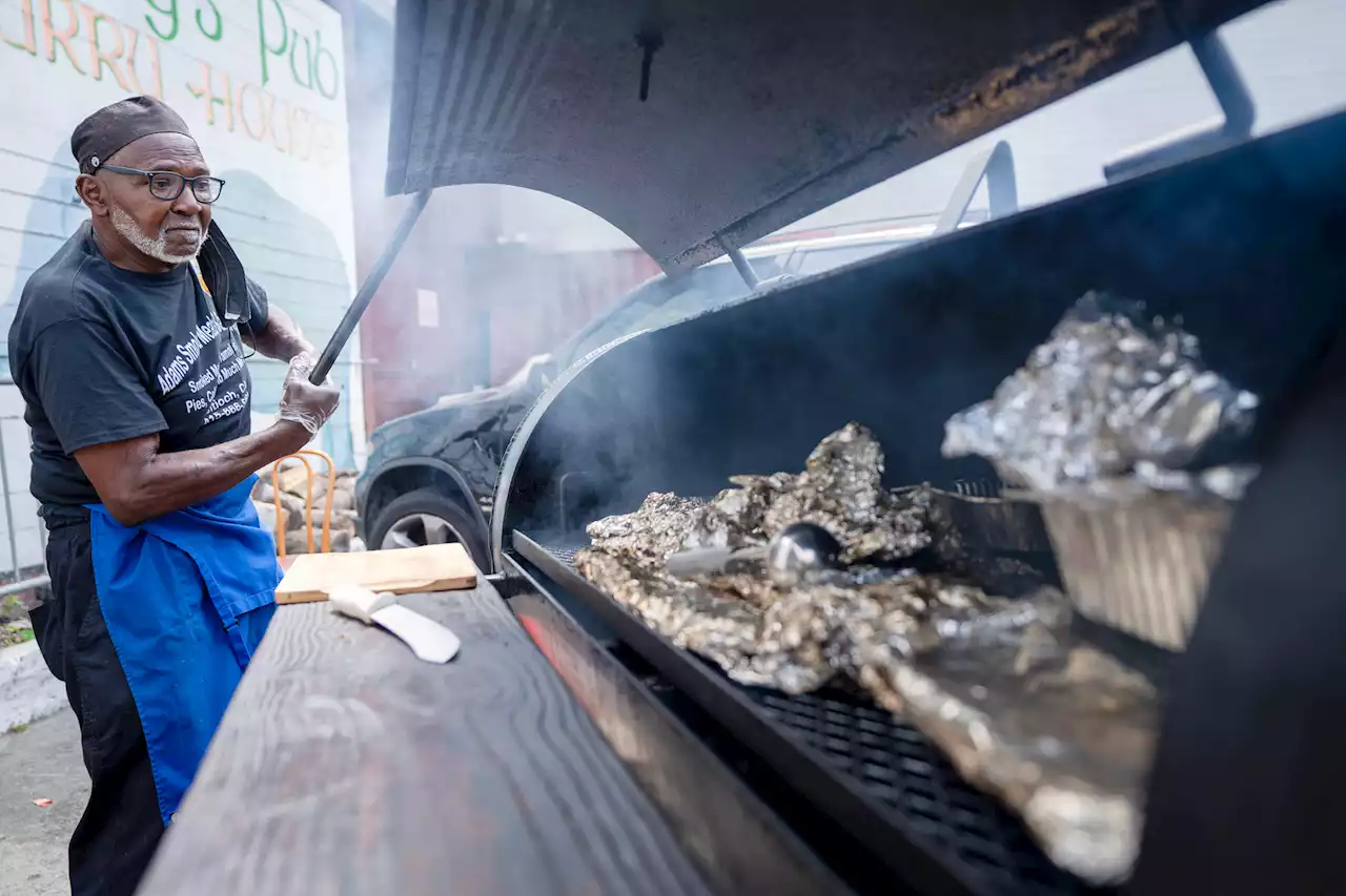 The best North Beach barbecue is run out of parking lot behind an Indian restaurant