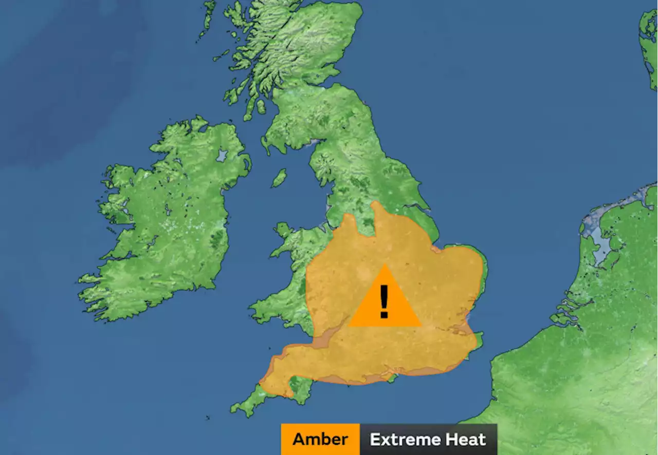 Met Office issues Amber Extreme heat warning