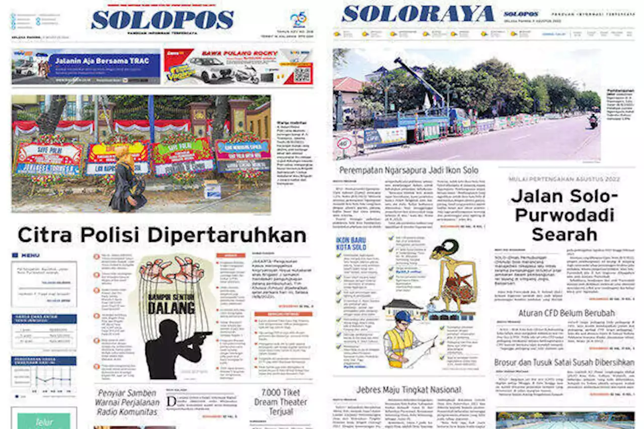 Solopos Hari Ini: Citra Polisi Dipertahankan