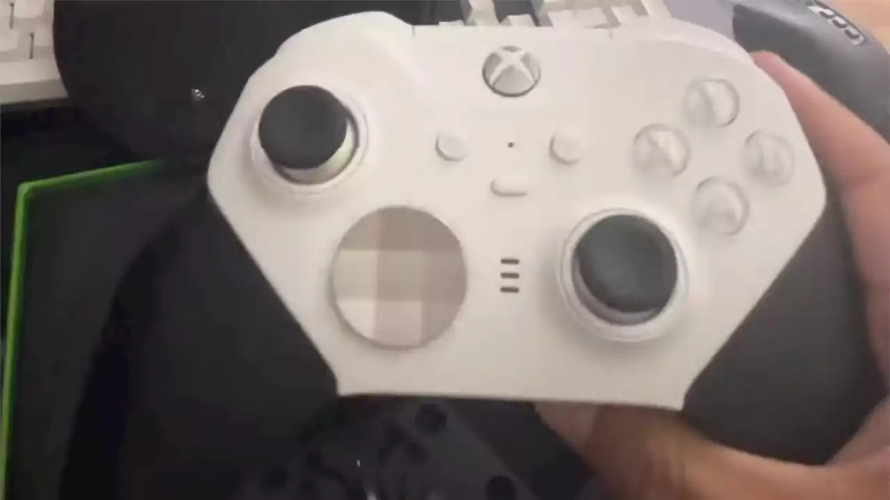 The first footage of the white Xbox Elite Series 2 controller has seemingly been posted | VGC