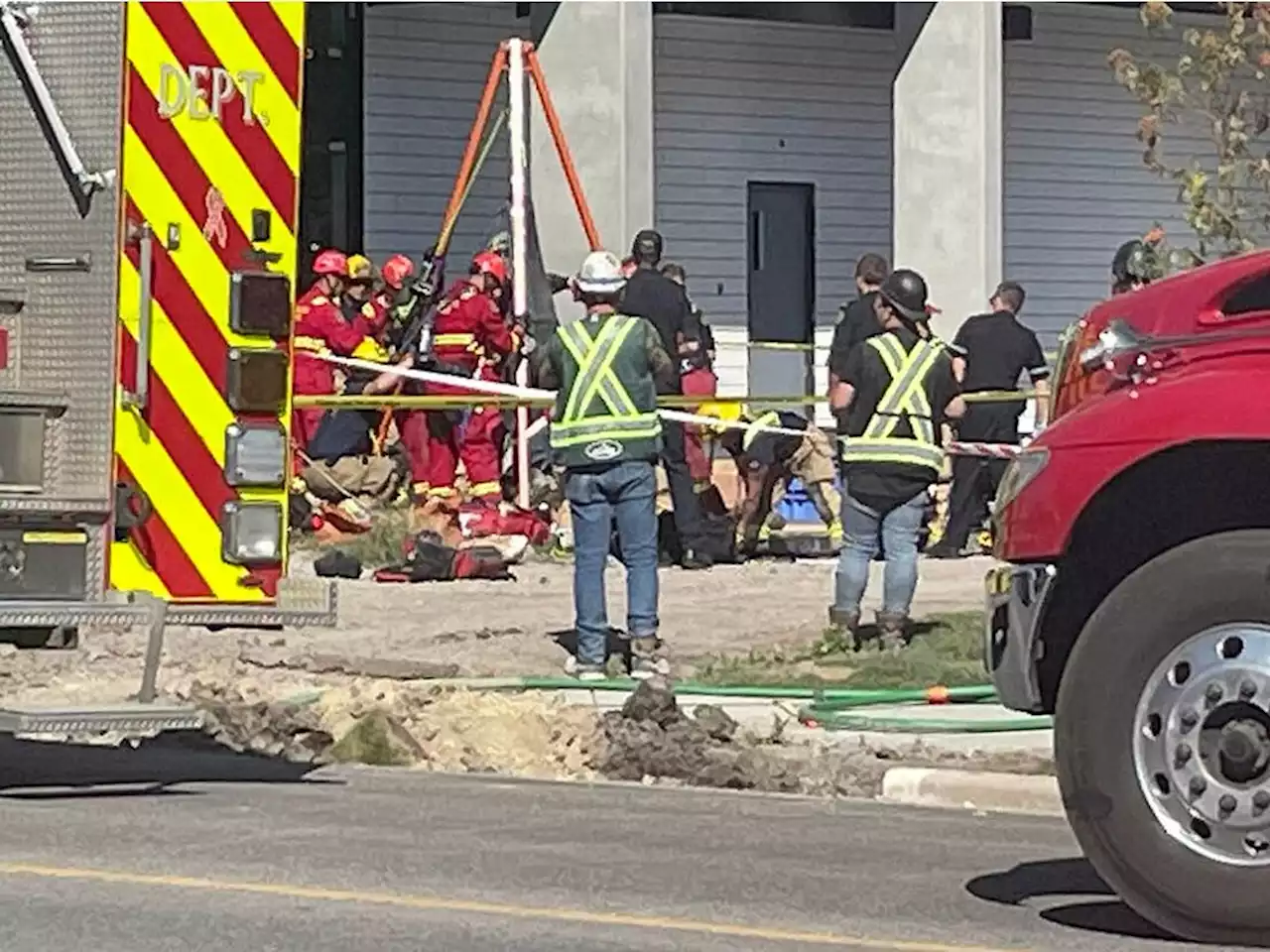 Worker in hospital after falling more than 20 feet while on the job: Calgary Fire