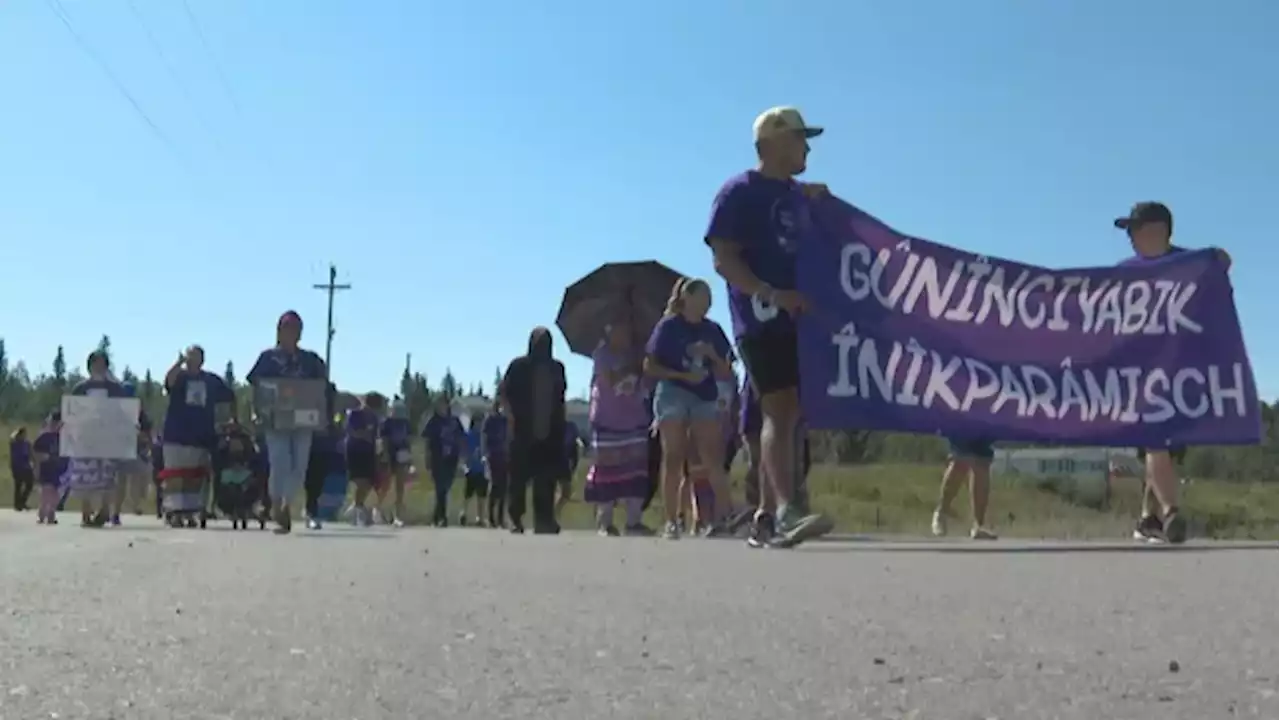 How the Stoney Nakoda Nation is marking Overdose Awareness Day | CBC News