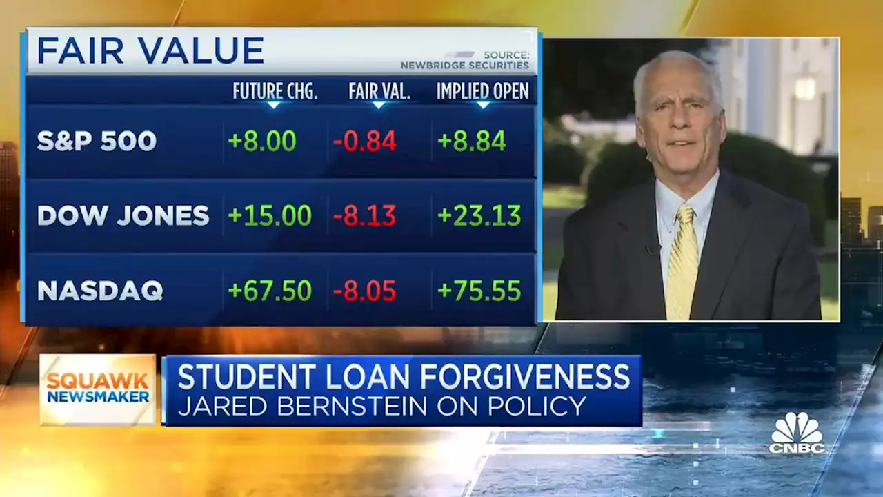 White House economist explains how student loan forgiveness will impact inflation