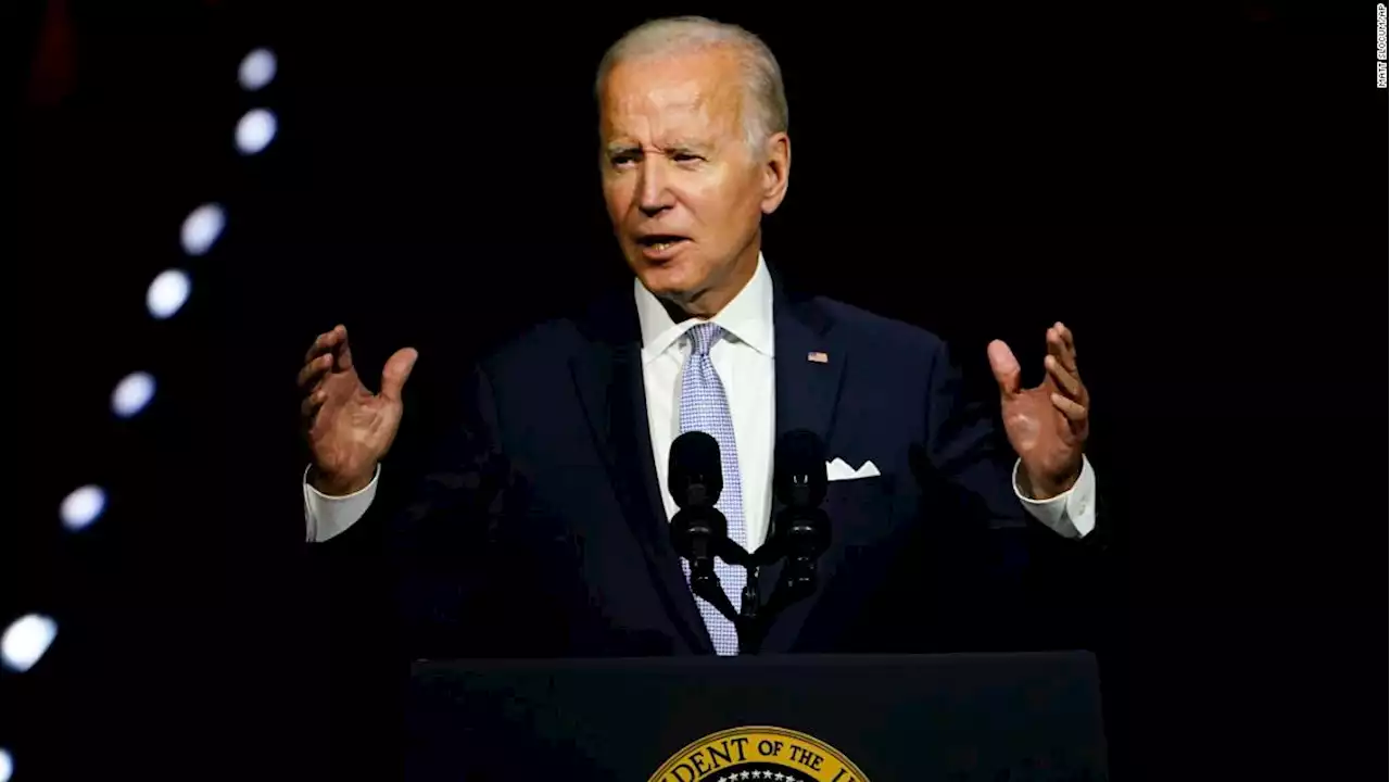 Biden warns Trump and his closest followers are trying to undermine American democracy in combative speech