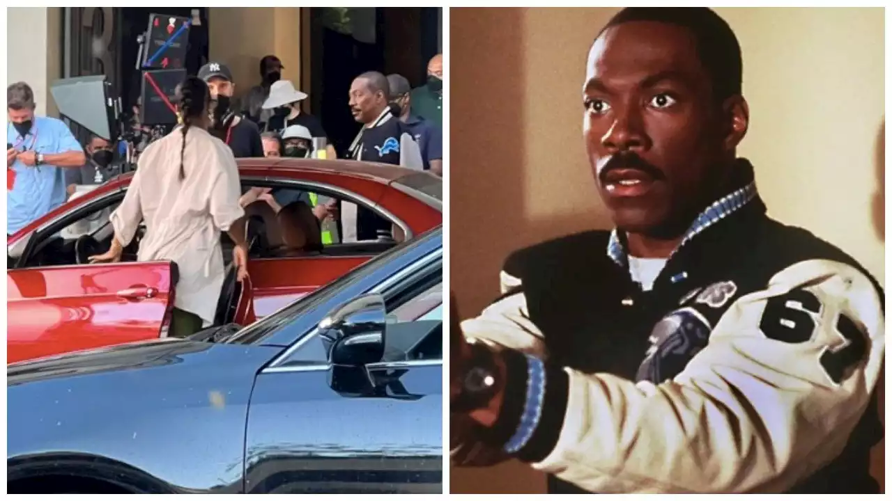 Beverly Hills - Axel Foley: Eddie Murphy nella prima foto (rubata) dal set