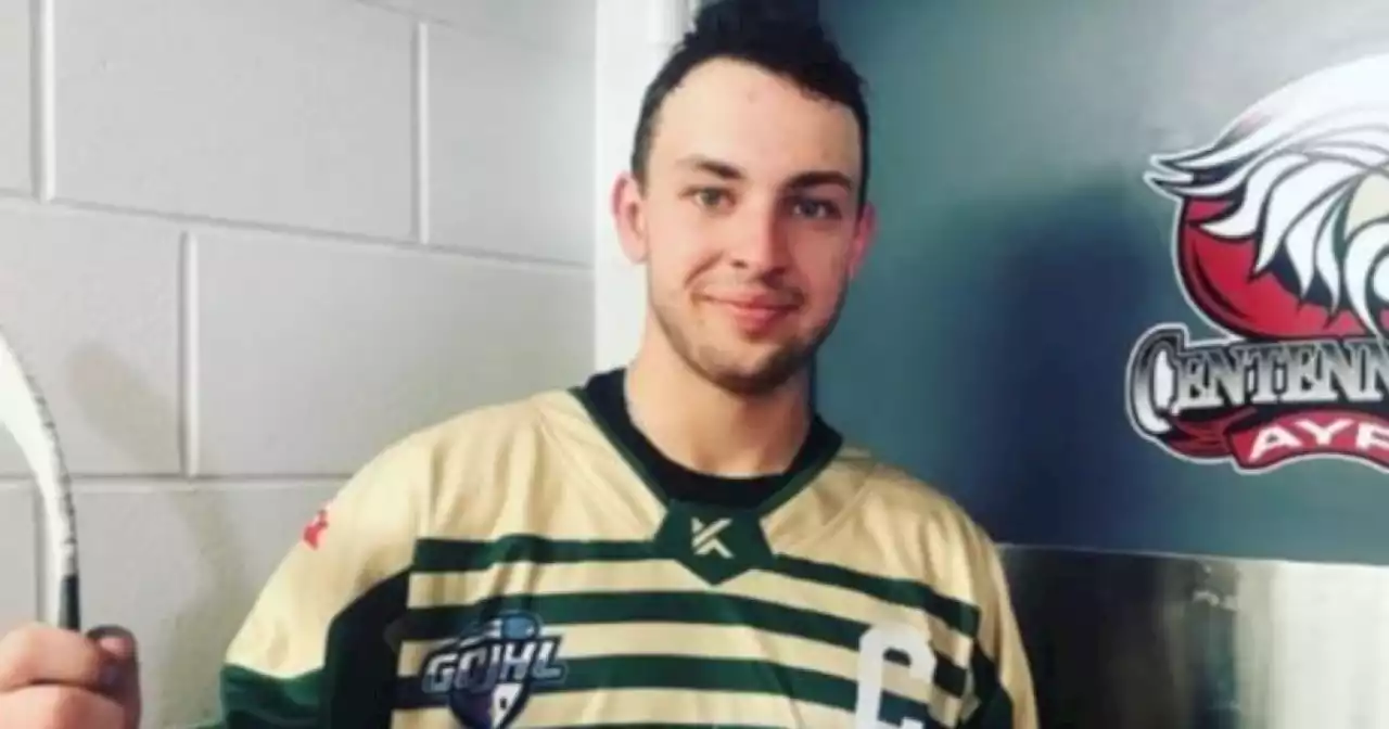 Hockey captain, 20, tragically dies midgame