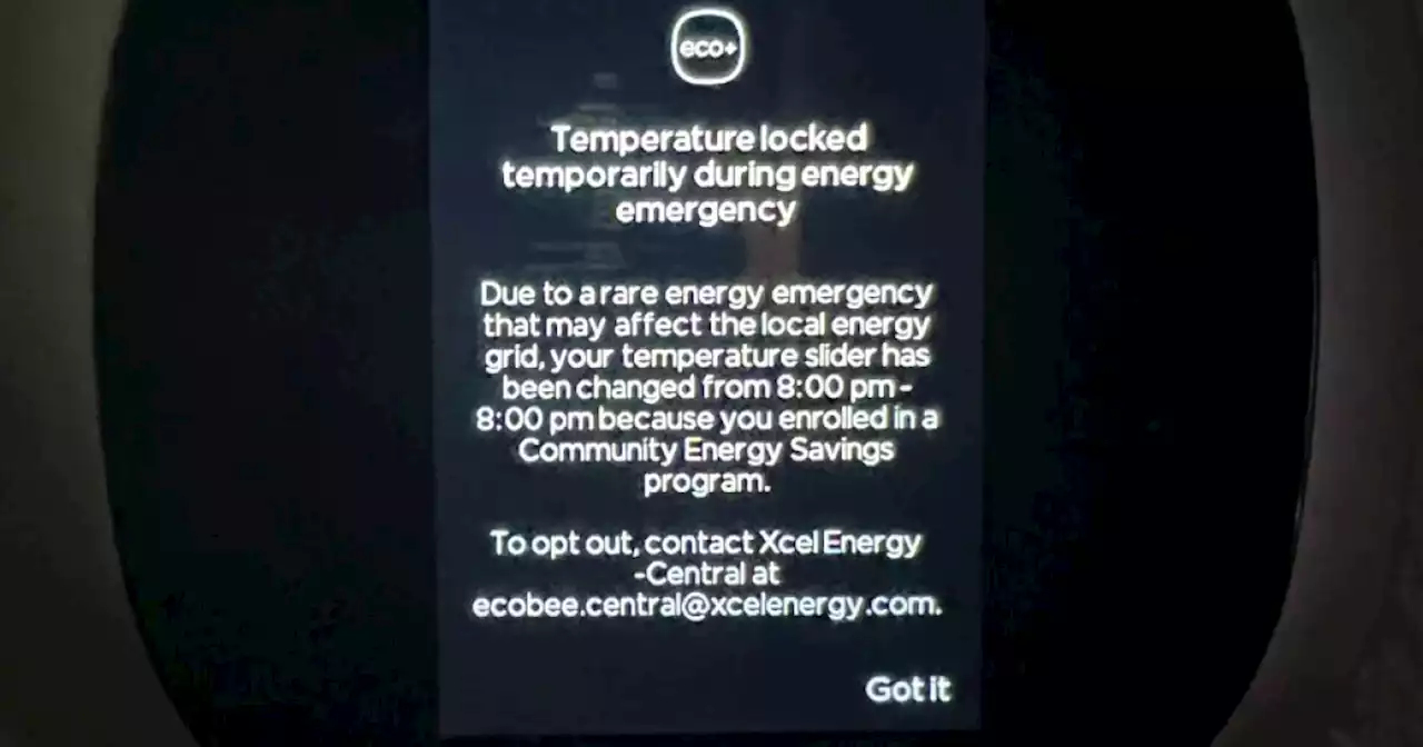 Thousands of Xcel customers locked out of thermostats during 'energy emergency'