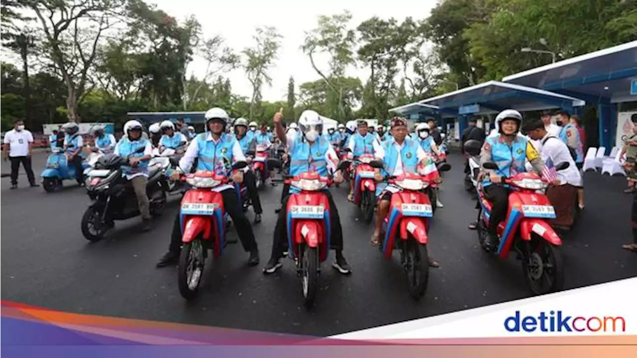 Kementerian ESDM & PLN Gelar Parade Motor Listrik di Nusa Dua Bali