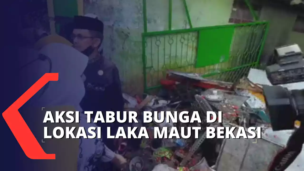 Guru SD Kota Baru Gelar Doa Bersama dan Tabur Bunga di Lokasi Laka Maut Truk