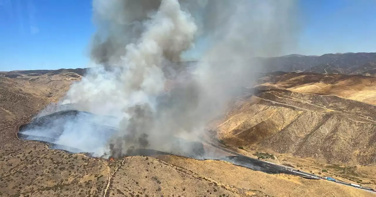 Route Fire Grew Overnight Near Castaic To More Than 5,200 Acres, I-5 Partially Reopens For Morning Commute