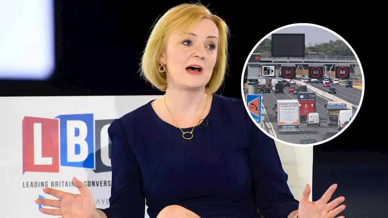 Truss hints she could scrap motorway speed limits and pledges to ban smart motorways if she becomes PM